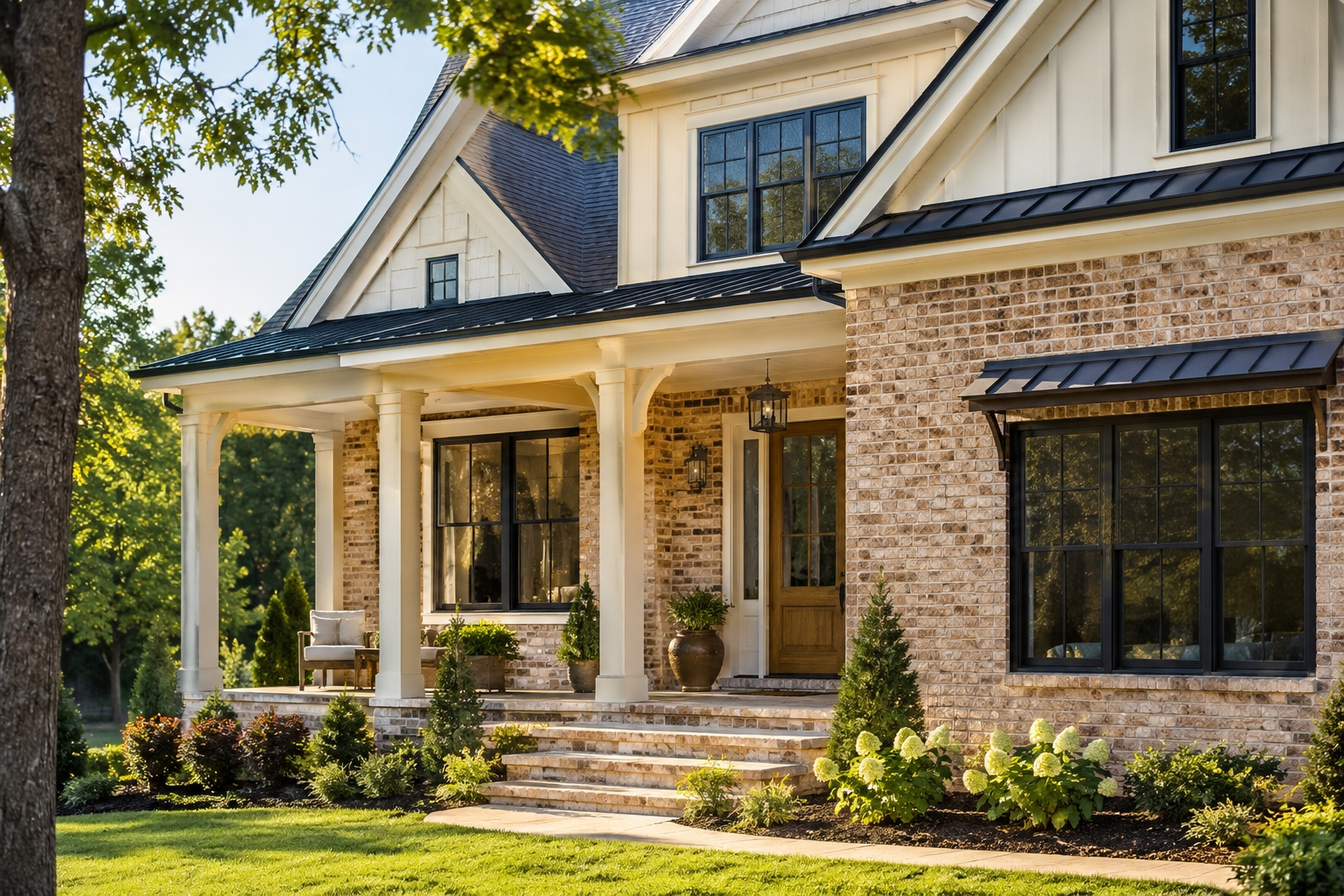 Thoughtful exterior details on a Carolina home