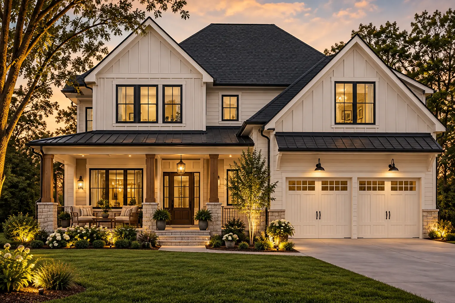Old North exterior concept for the Memphis two-story home plan