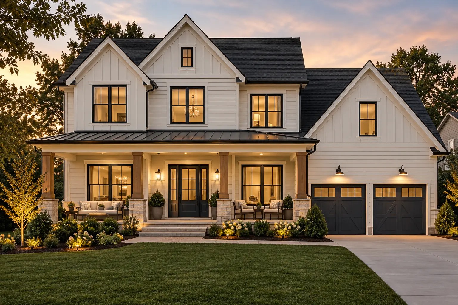Old North exterior concept for the Nashville two-story home plan